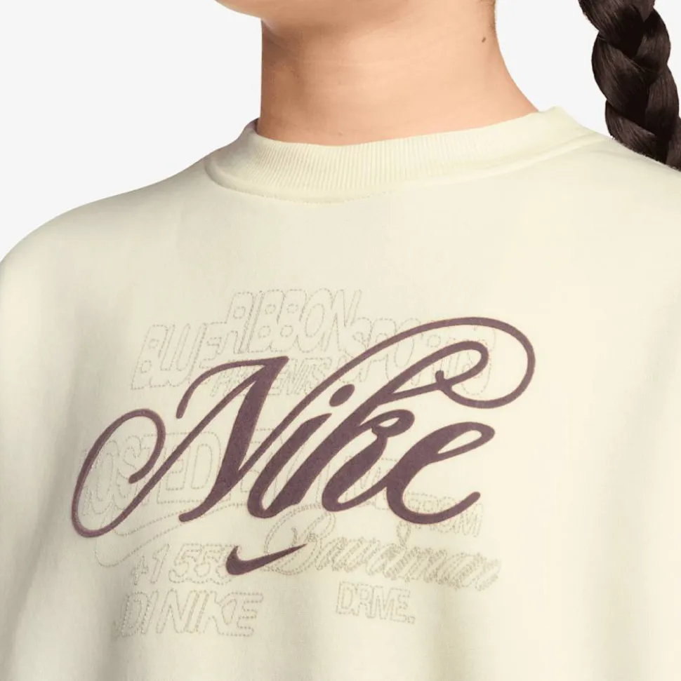 Sportswear Club Fleece Boxy Graphic Crew