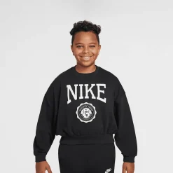 Sportswear Club French Terry Boxy Crew Graphics Star