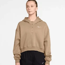 Sportswear Phoenix Fleece Oversized Crop Hoodie