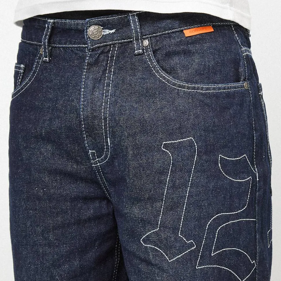 Straight Leg Raw Denim 125mm x SNIPES
