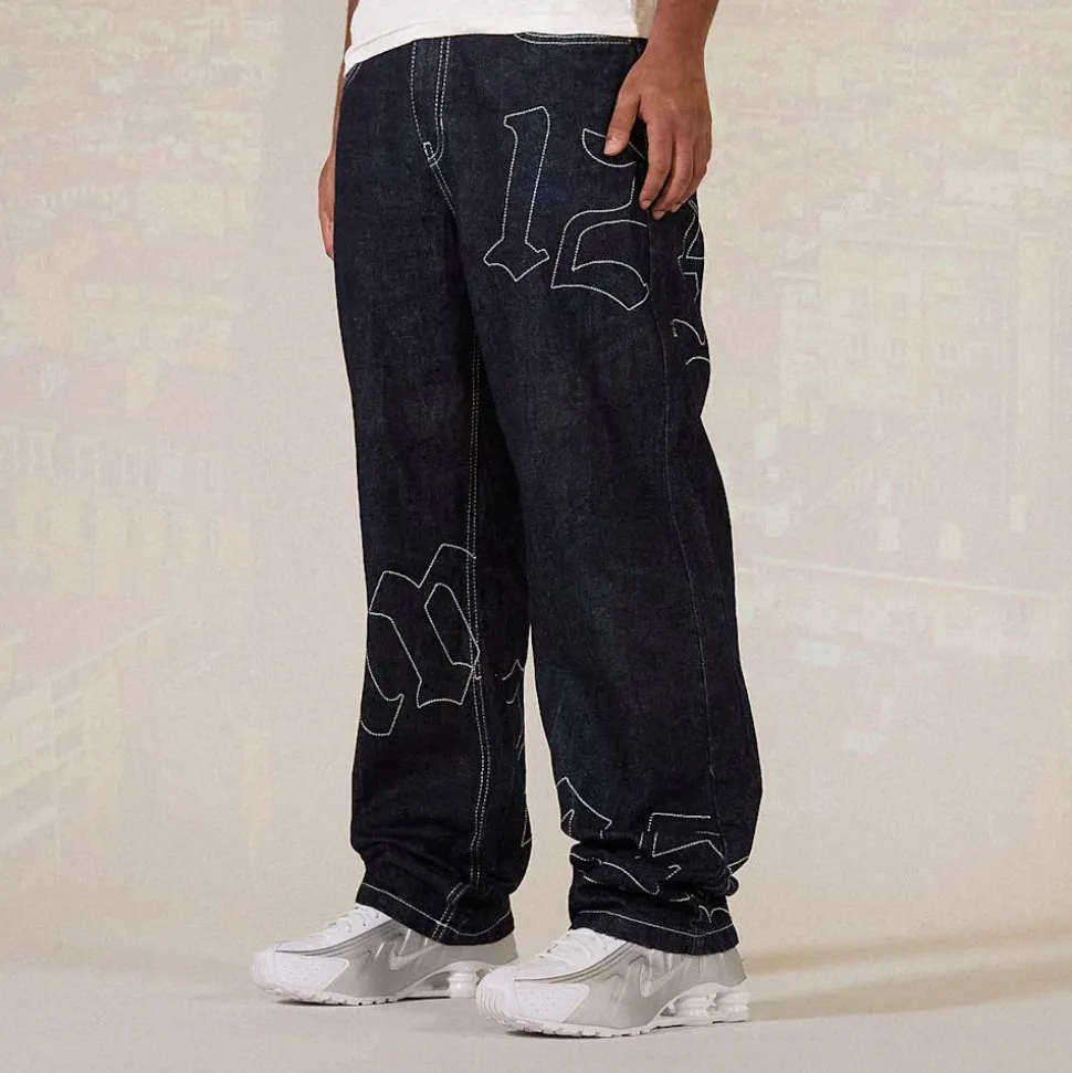 Straight Leg Raw Denim 125mm x SNIPES