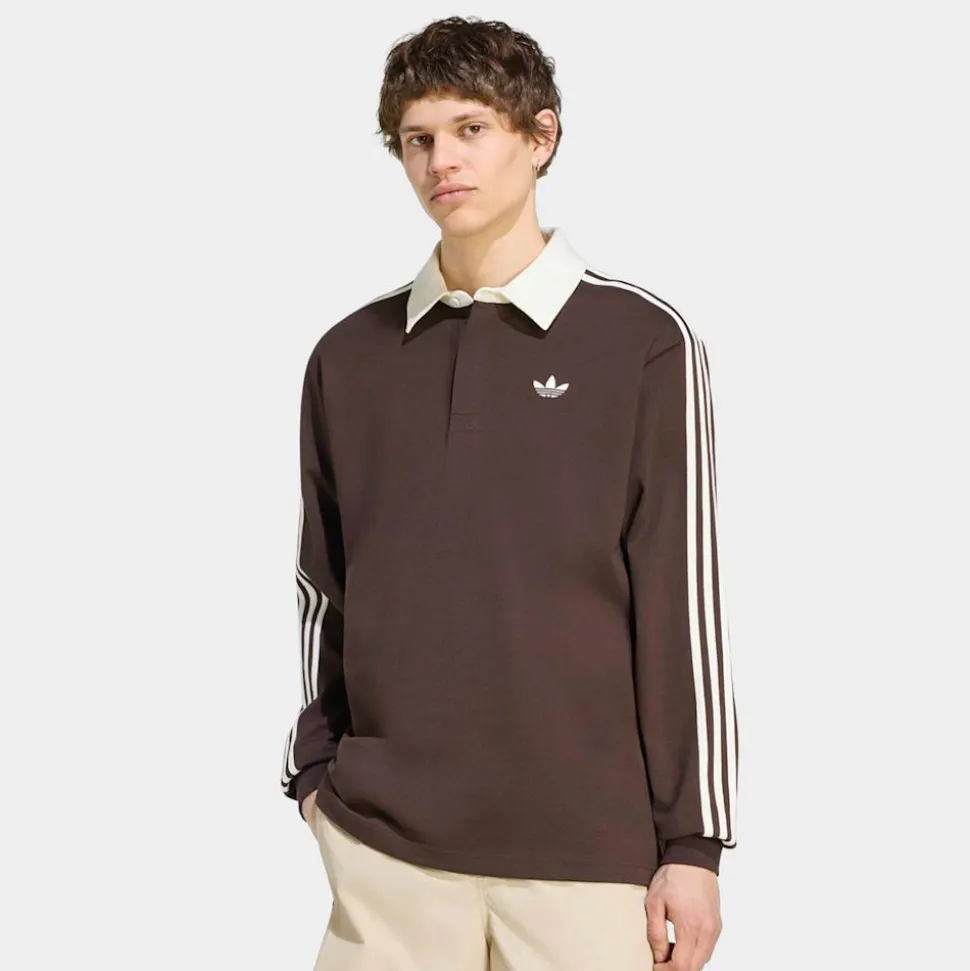 3-Stripes Rugby Longsleeve Polo