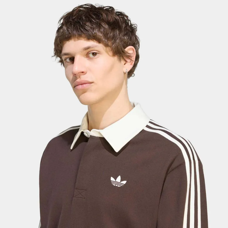 3-Stripes Rugby Longsleeve Polo