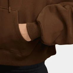 Studio Fleece Oversized Cropped Full-Zip Hoodie