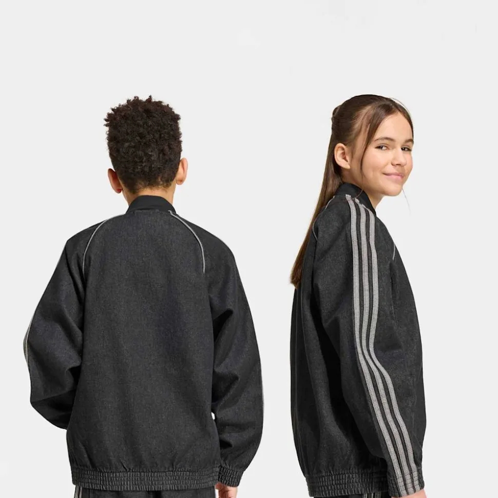 Superstar Loose Denim Track Top