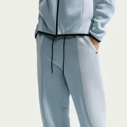 Tech Color-Block Open-Hem Fleece Pants