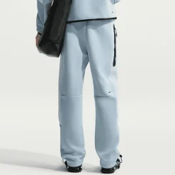Tech Color-Block Open-Hem Fleece Pants