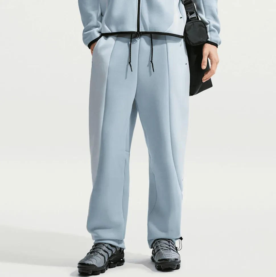 Tech Color-Block Open-Hem Fleece Pants