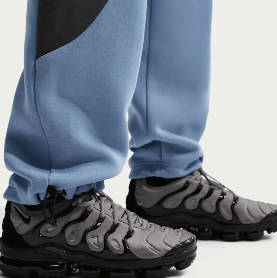 Tech Color-Block Open-Hem Fleece Pants