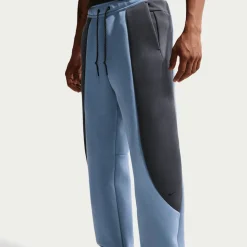 Tech Color-Block Open-Hem Fleece Pants