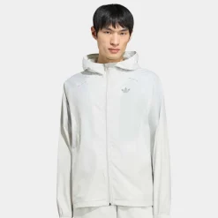 Tech Trefoil Essentials Hooded Full Zip Track Top