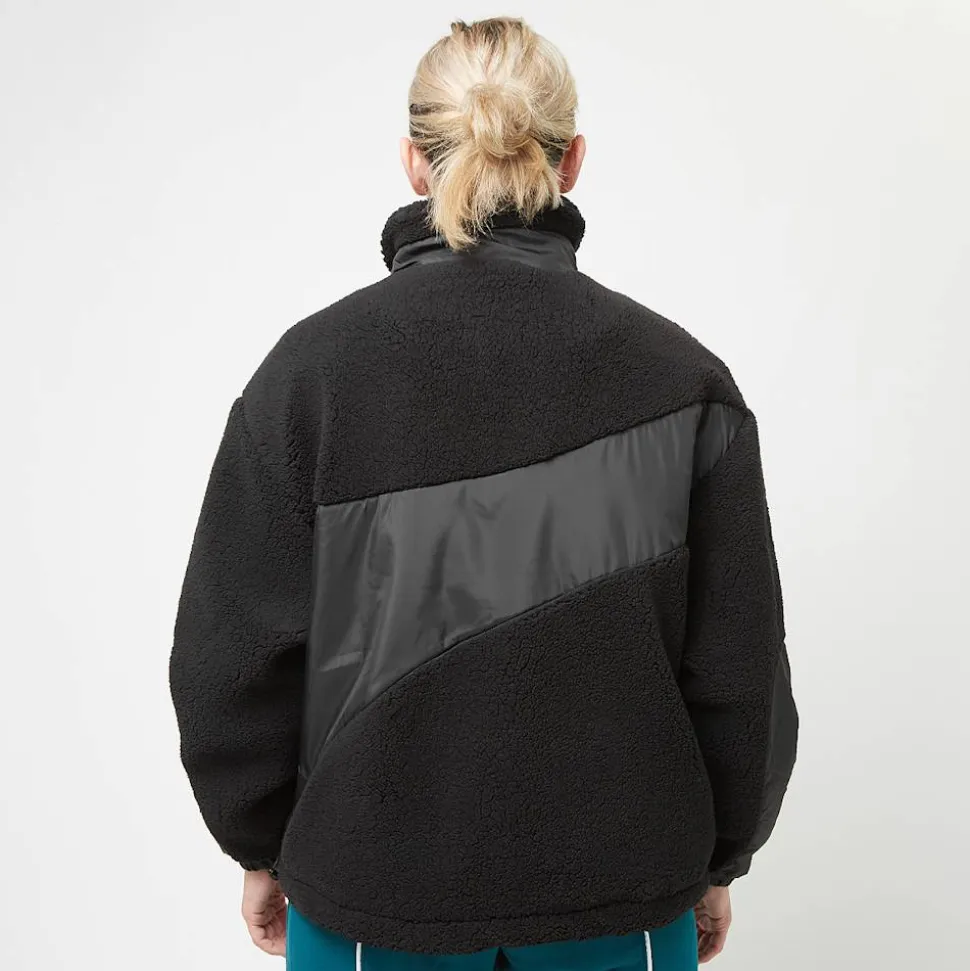 Teddy Fabric Mix Jacke