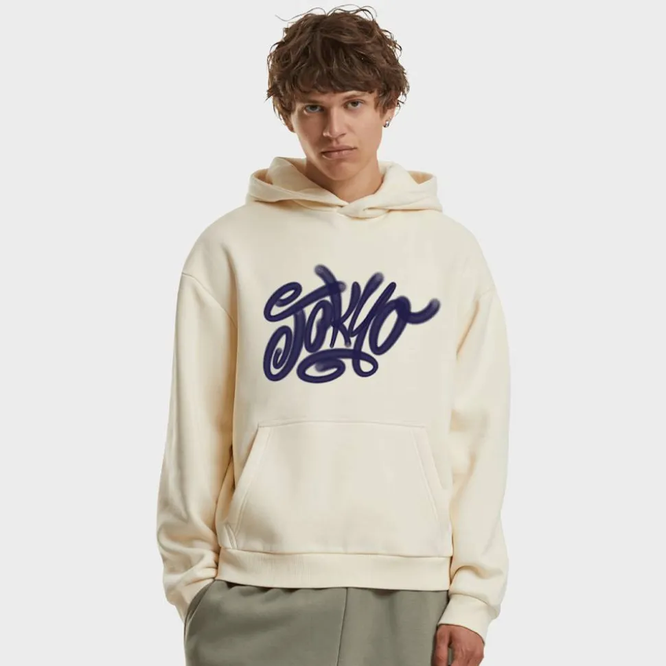 Tokyo Tagged Graffiti Fluffy Hoody