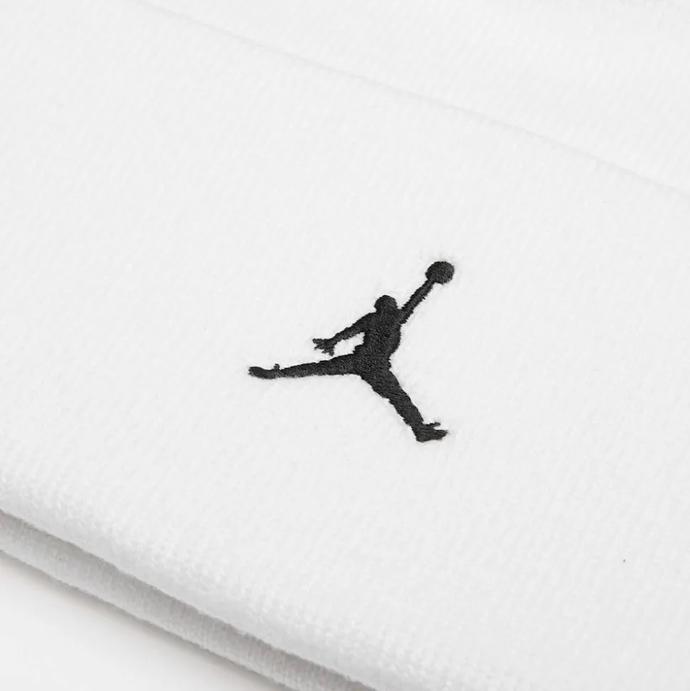 U JORDAN PEAK BEANIE ESS white/black