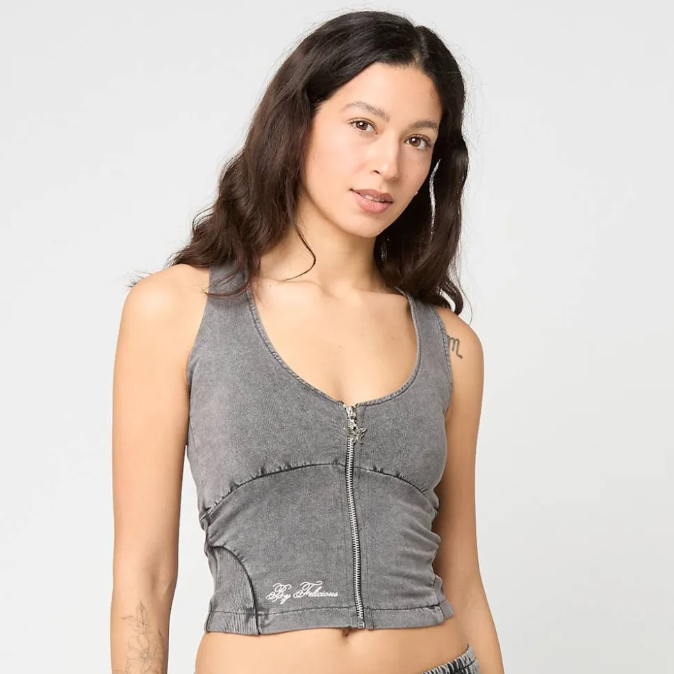 Washed Sweat Vest