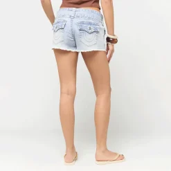Wide Belt Joey Low Rise Short Flap