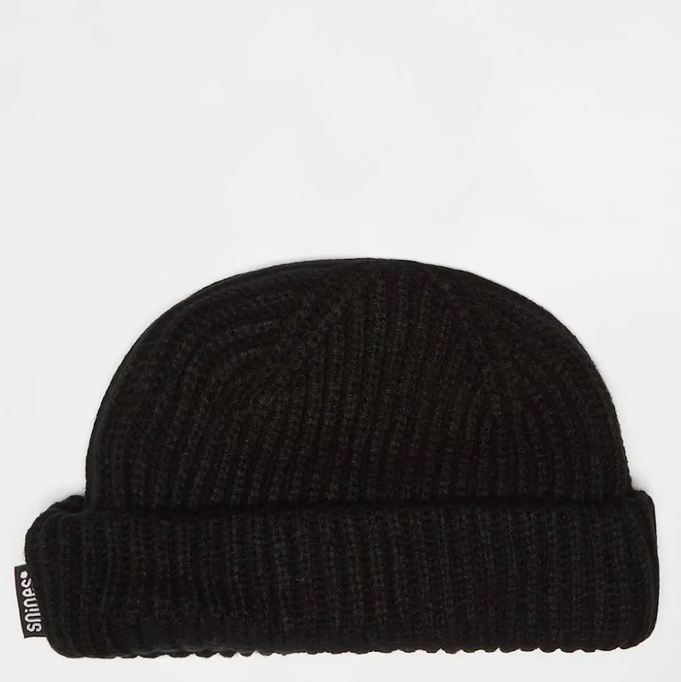 Woven Flag Label Basic Fisherman Beanie