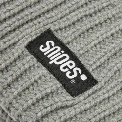 Woven Logo Knit Beanie