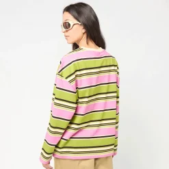 Woven Signature Stripe Oversized Longsleeve