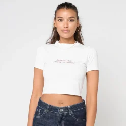 Yelene Cropped Baby Tee